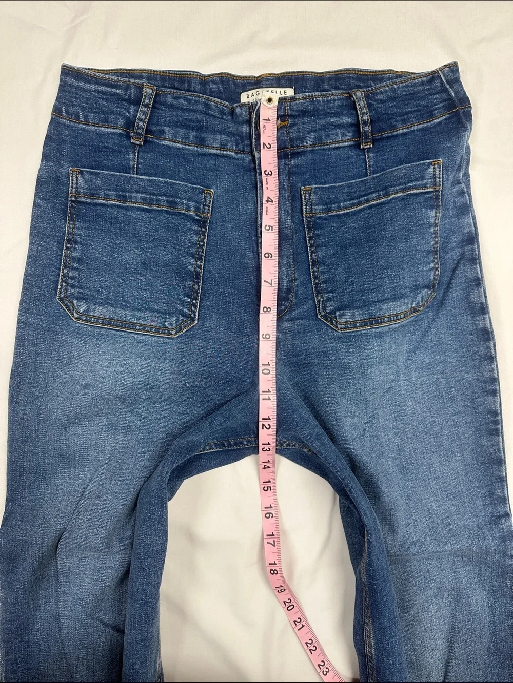 Classic Wide-Leg Blue Women’s Jeans - Picture 3 of 7